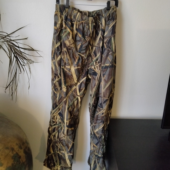 Columbia Men's Hunting Pants XL Delta Hunter Marsh Waterfowl Camo Waterproof - Picture 2 of 9